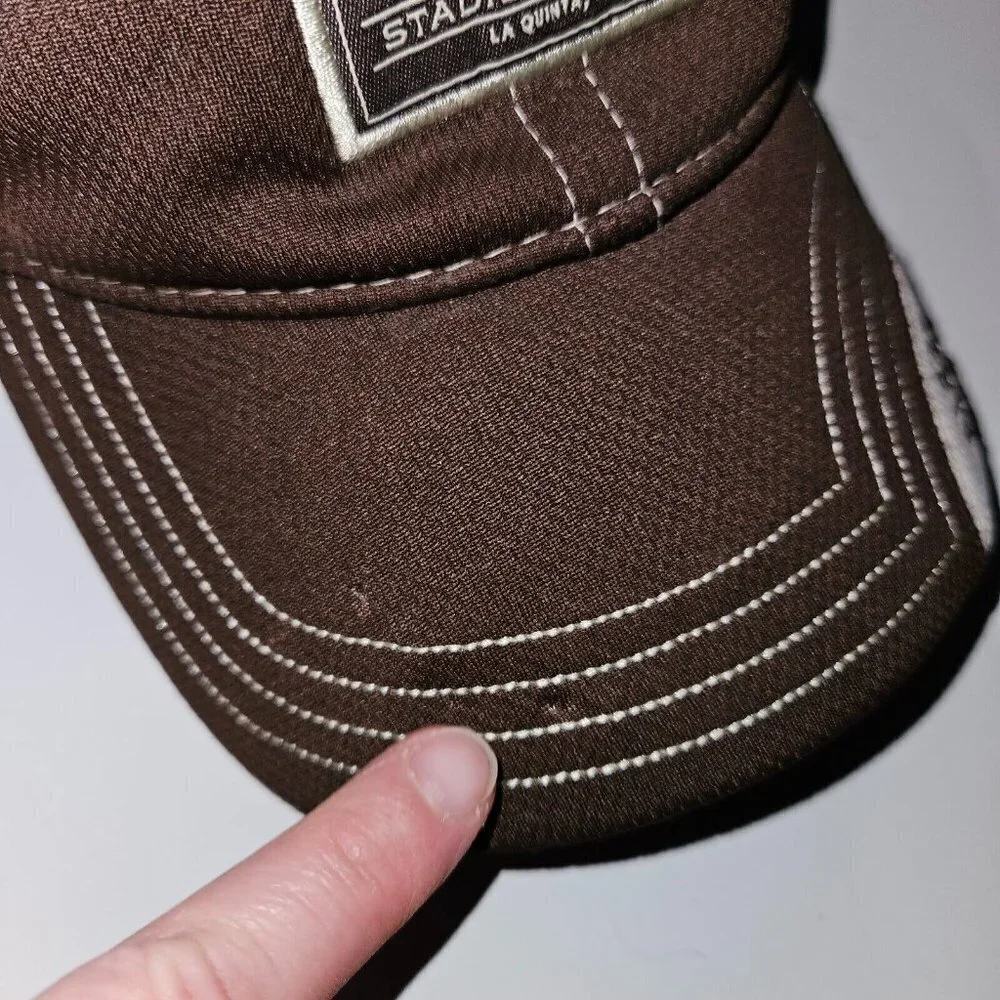 PGA West Stadium Course I Survived Alcatraz Brown Hat Cap Adjustable Souvenir